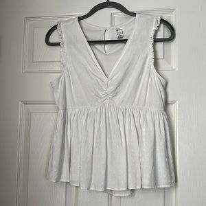 White Babydoll Top